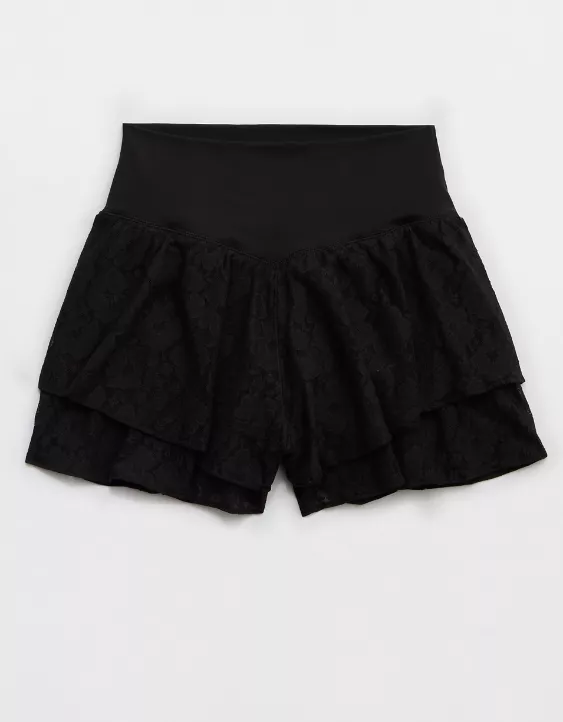 Aeo OFFLINE By Aerie Real Me Lace Flowy Short