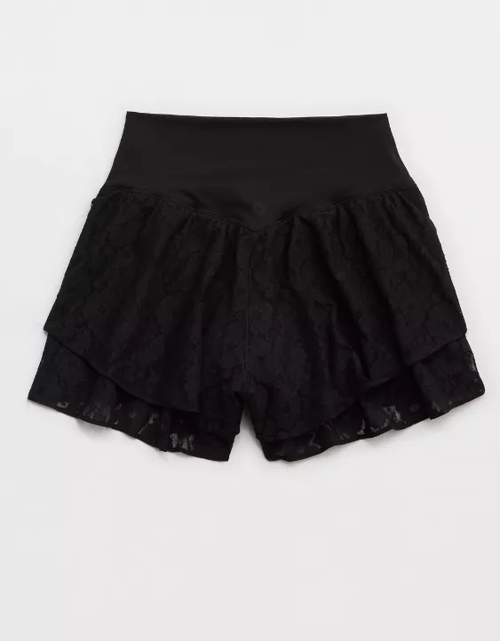Aeo OFFLINE By Aerie Real Me Lace Flowy Short