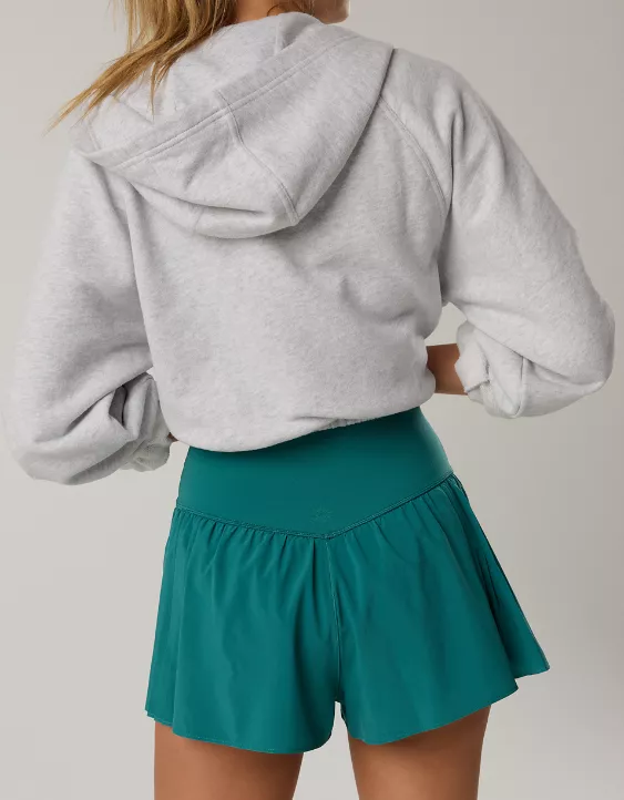 Aeo OFFLINE By Aerie Real Me Pleated Flowy Short