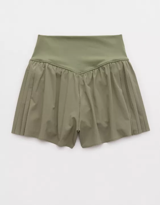 Aeo OFFLINE By Aerie Real Me Pleated Flowy Short