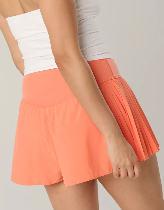 Aeo OFFLINE By Aerie Real Me Pleated Flowy Short