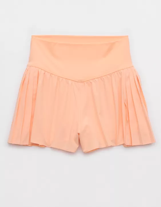 Aeo OFFLINE By Aerie Real Me Pleated Flowy Short