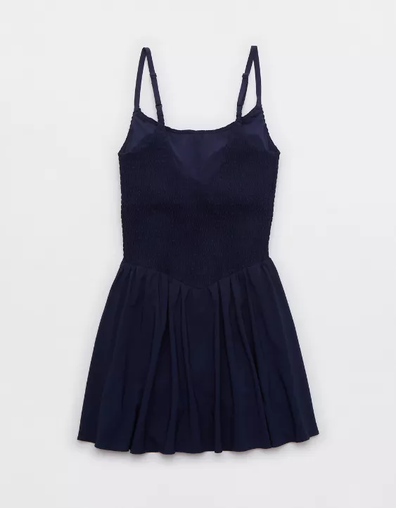 Aeo OFFLINE By Aerie Real Me Smocked Flowy Dress