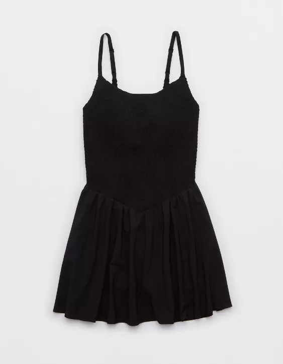 Aeo OFFLINE By Aerie Real Me Smocked Flowy Dress