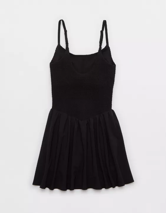 Aeo OFFLINE By Aerie Real Me Smocked Flowy Dress