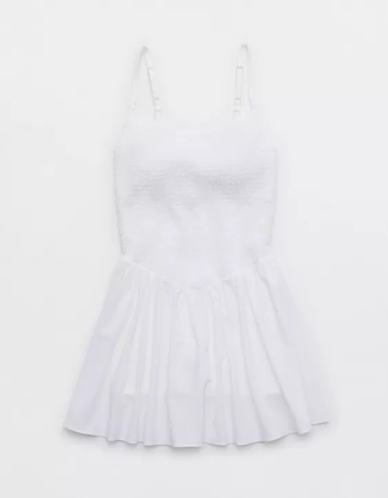 Aeo OFFLINE By Aerie Real Me Smocked Flowy Dress