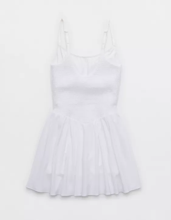 Aeo OFFLINE By Aerie Real Me Smocked Flowy Dress