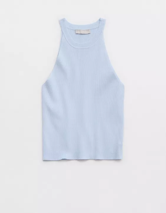 Aeo Pickletini Olivia Halter Sweater Tank