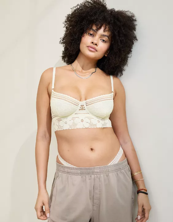 Aeo Show Off Beachside Lace Unlined Bra