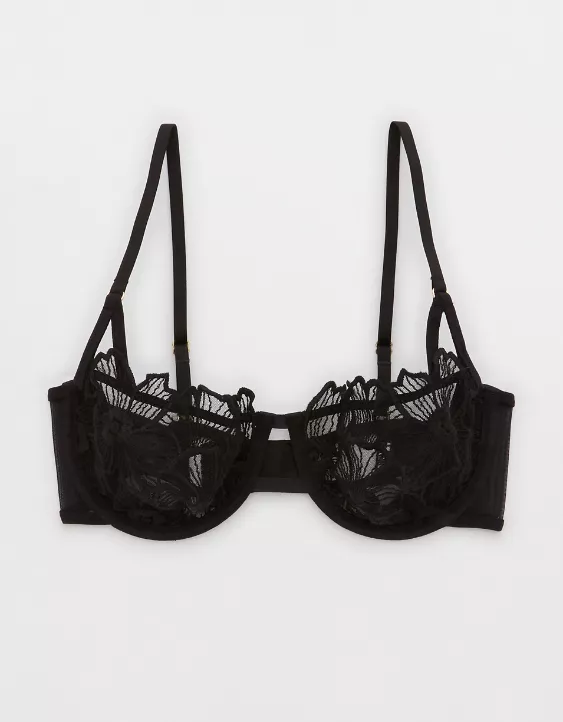 Aeo Show Off Embroidery Unlined Bra