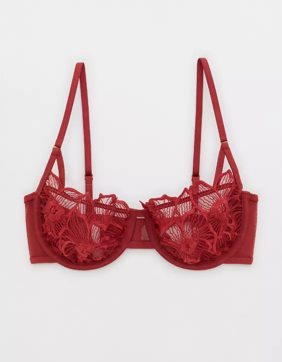 Aeo Show Off Embroidery Unlined Bra