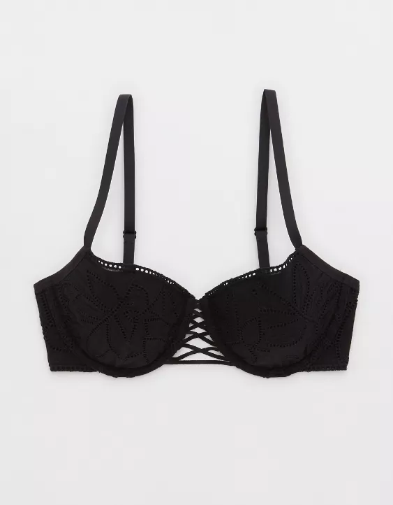 Aeo Show Off Eyelet Balconette Bra