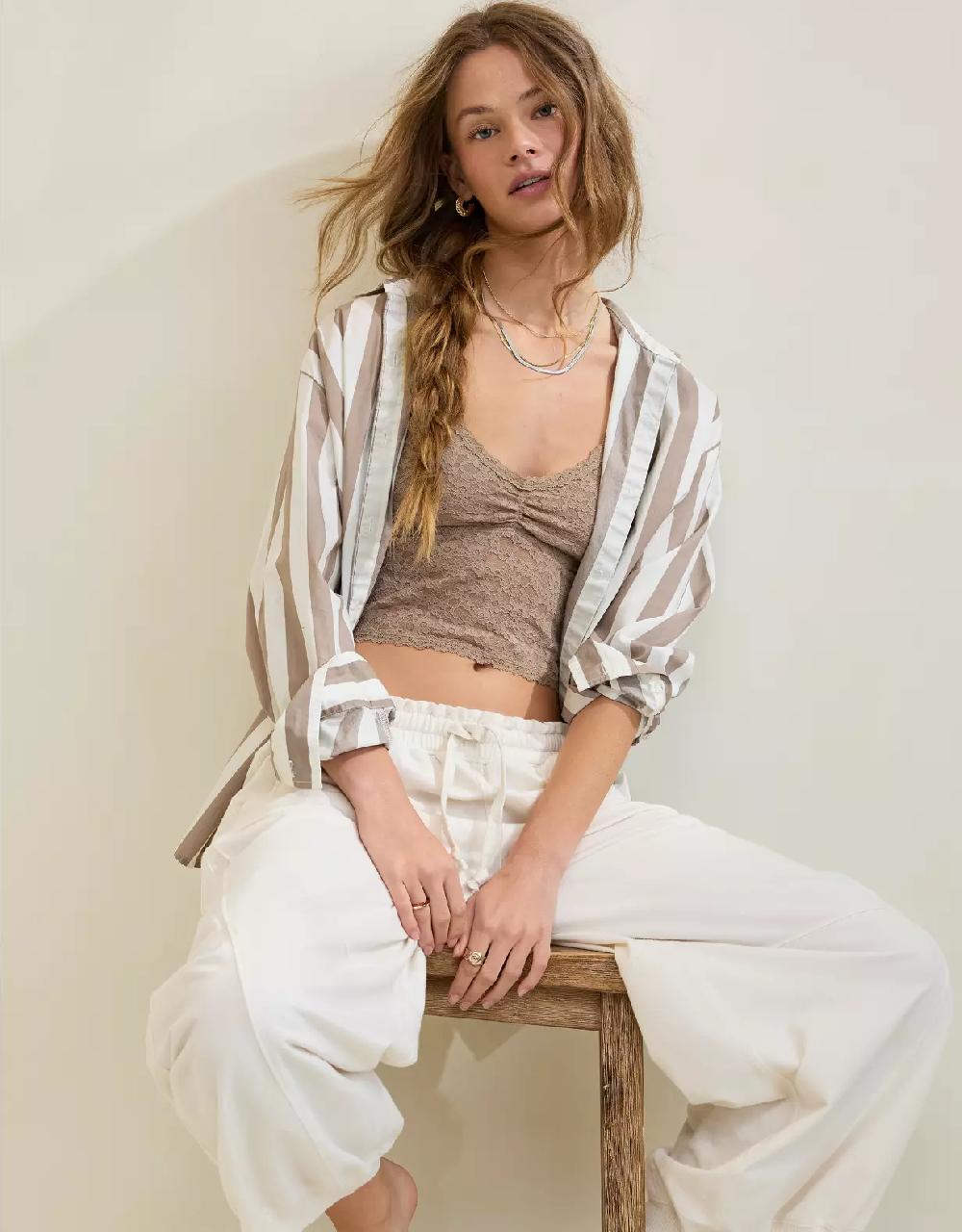 aeo Show Off Vintage Lace Bra Top