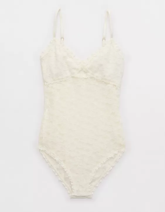 Aeo Show Off Vintage Lace Cut Out Bodysuit
