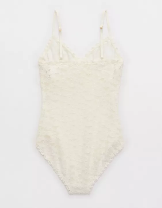 Aeo Show Off Vintage Lace Cut Out Bodysuit