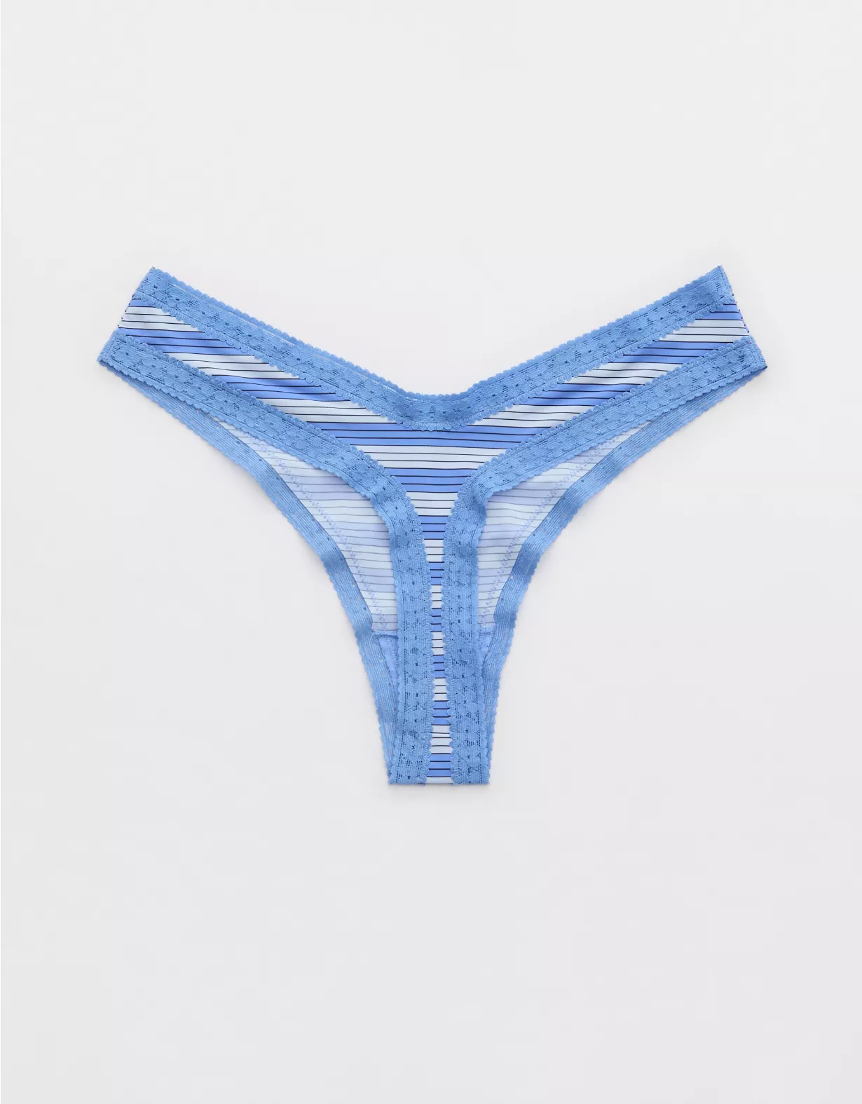 Aeo SMOOTHEZ Microfiber Lace Thong Underwear