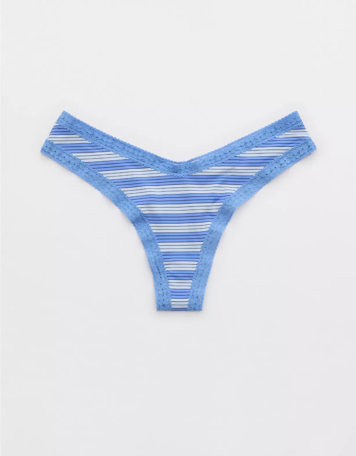 aeo SMOOTHEZ Microfiber Lace Thong Underwear