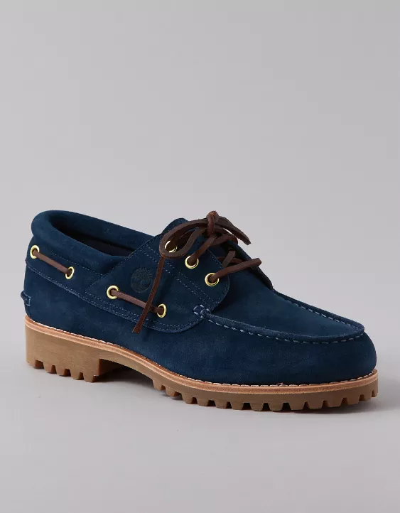 Aeo Timberland X AE Indigo Suede Boat Shoe