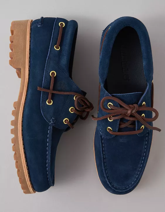 Aeo Timberland X AE Indigo Suede Boat Shoe