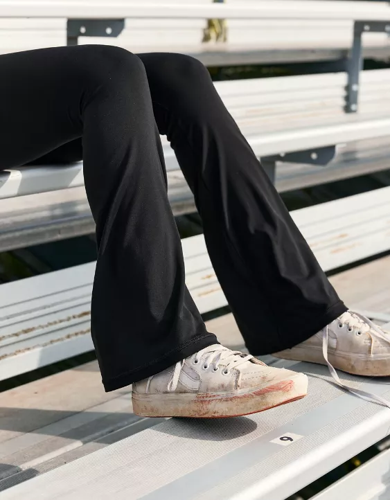 Aeo OFFLINE By Aerie Real Me High Waisted Crossover Flare Legging