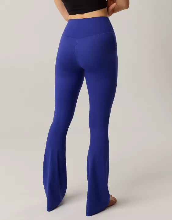 Aeo OFFLINE By Aerie Real Me High Waisted Crossover Flare Legging