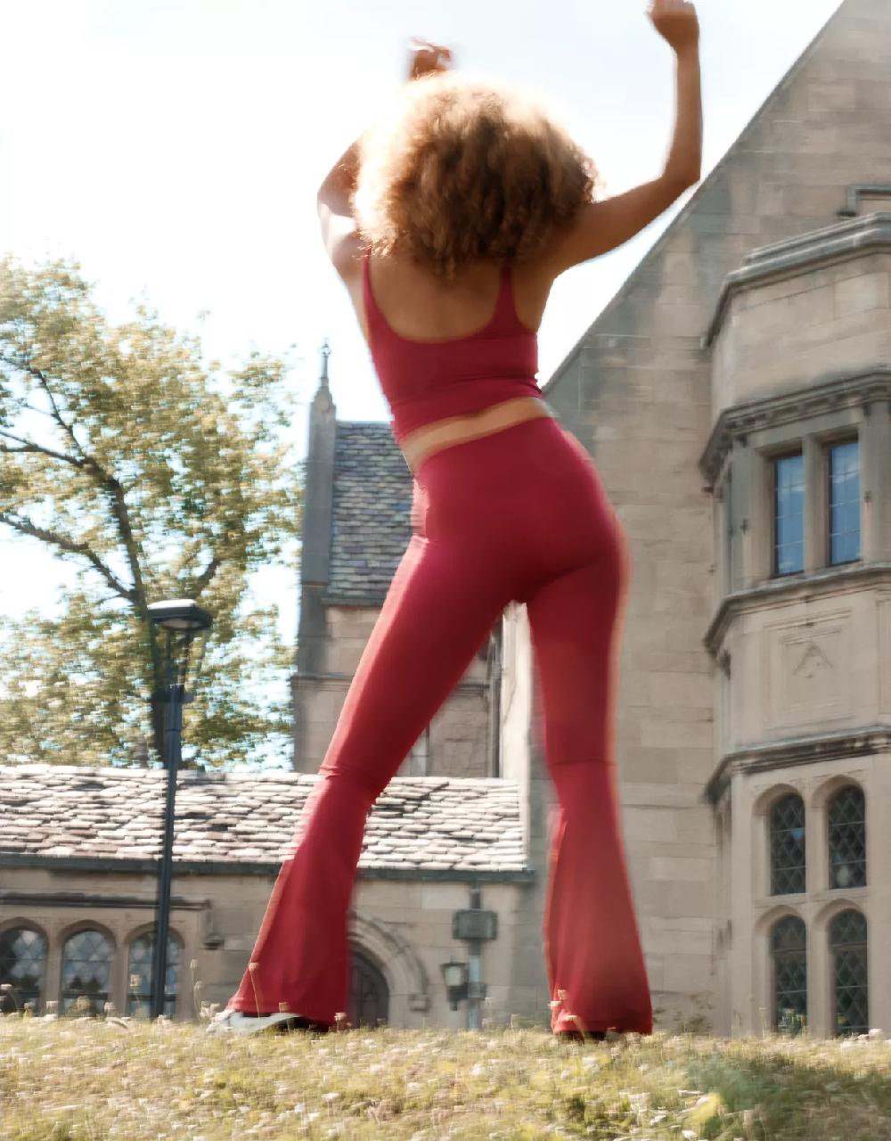 aeo OFFLINE By Aerie Real Me High Waisted Crossover Flare Legging