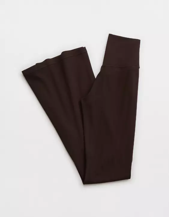 Aeo OFFLINE By Aerie Real Me High Waisted Crossover Flare Legging