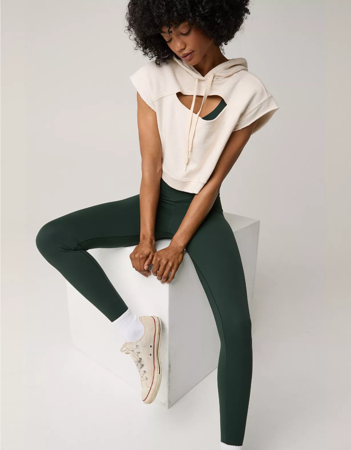 aeo OFFLINE By Aerie Real Me High Waisted Crossover Legging