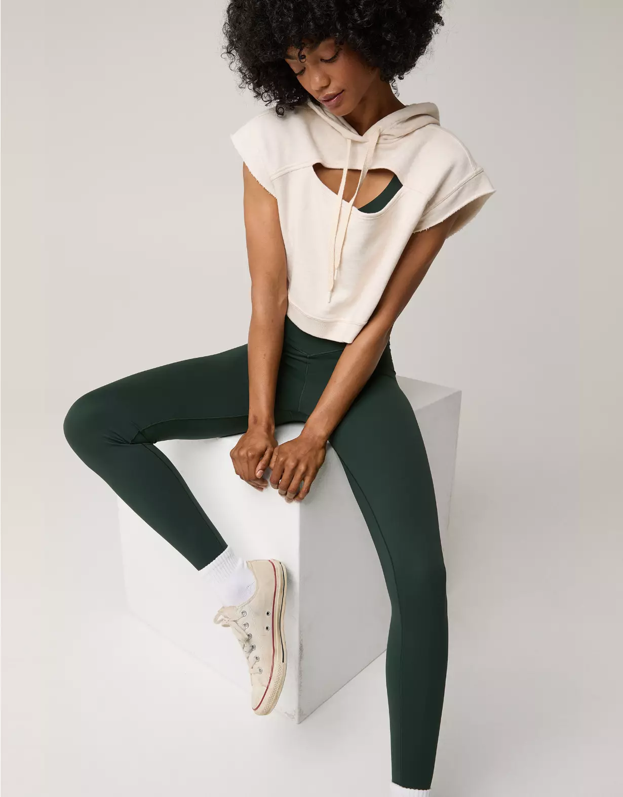 aeo OFFLINE By Aerie Real Me High Waisted Crossover Legging