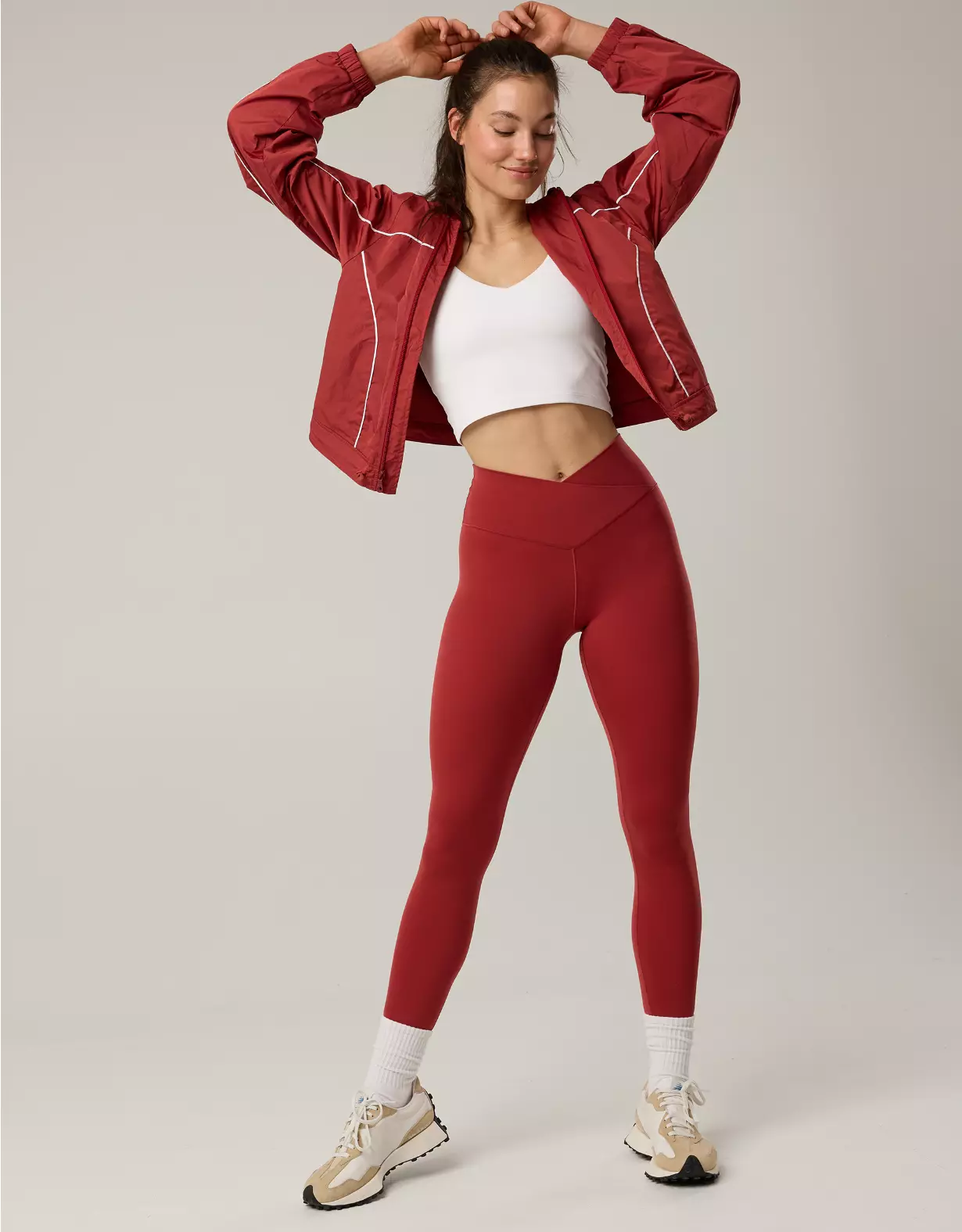 aeo OFFLINE By Aerie Real Me High Waisted Crossover Legging