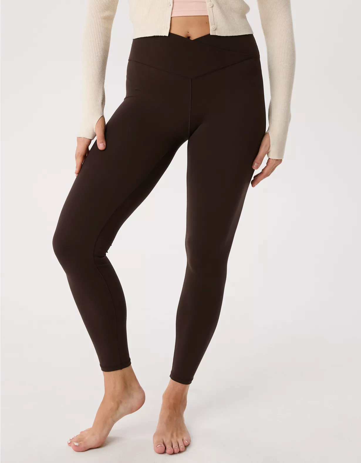 aeo OFFLINE By Aerie Real Me High Waisted Crossover Legging