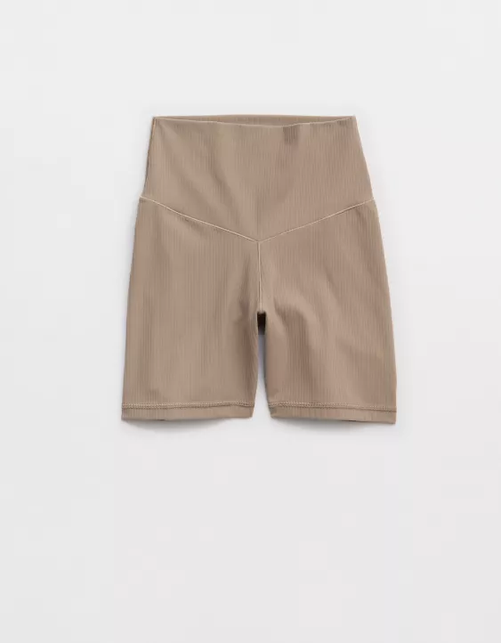 Aeo OFFLINE By Aerie Real Me XTRA Ribbed 5" Bike Short