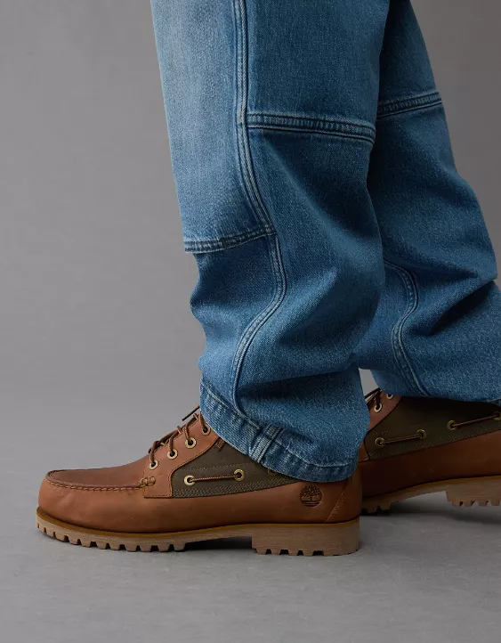 Aeo Timberland X AE Oakwell Leather Mid Lace-Up Boot