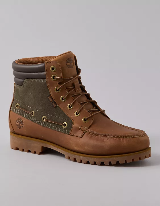Aeo Timberland X AE Oakwell Leather Mid Lace-Up Boot