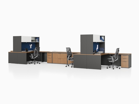 aeron Canvas Metal Desk