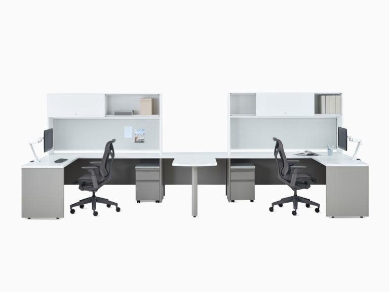 aeron Canvas Metal Desk