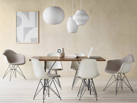 Aeron Eames Molded Fiberglass Chairs