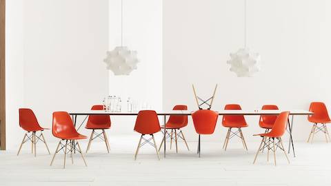 Aeron Eames Molded Fiberglass Chairs