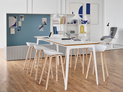 Aeron Fold Bar Height Table