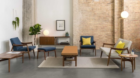 Aeron Nemschoff Aspen Lounge Chair And Ottoman