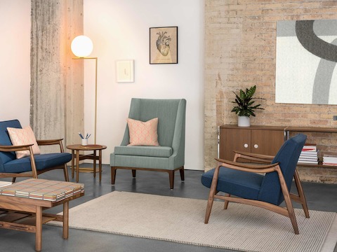 Aeron Nemschoff Iris Lounge Chair