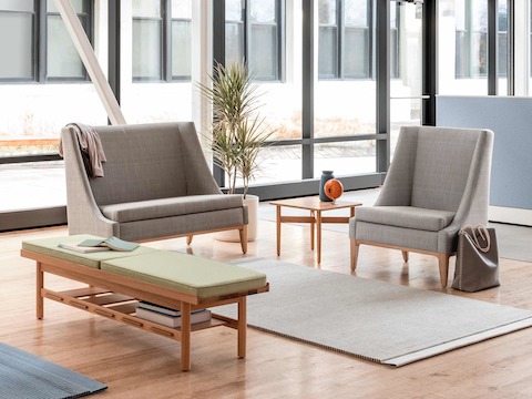 Aeron Nemschoff Iris Settee