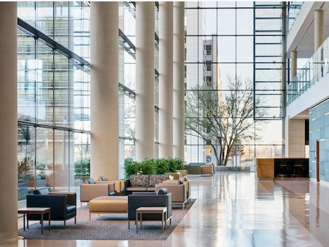 Aeron Nemschoff Riva Bench