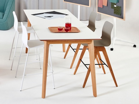Aeron Polly Wood Stool