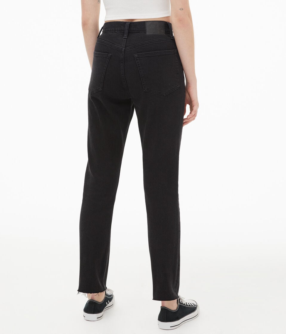 Aéropostale '90s Super High-Rise Straight Jean Black Wash