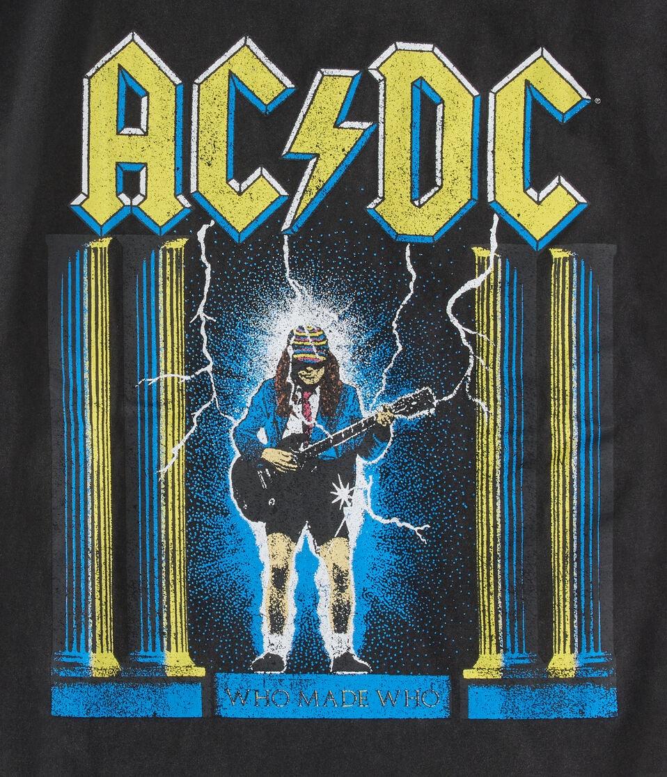 Aéropostale AC/DC Who Made Who Tour Relaxed Graphic Tee Washed Black