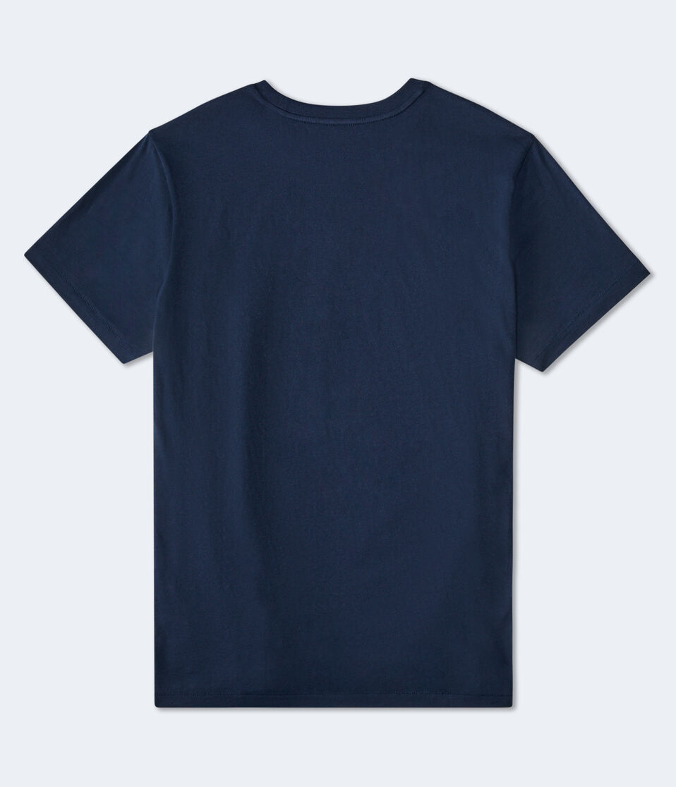 Aéropostale Aero 1987 Appliqué Graphic Tee Cadet Navy