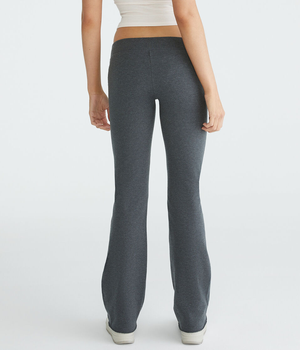 Aéropostale Aero 1987 Fit & Flare Sweatpants Charcoal Heather Grey