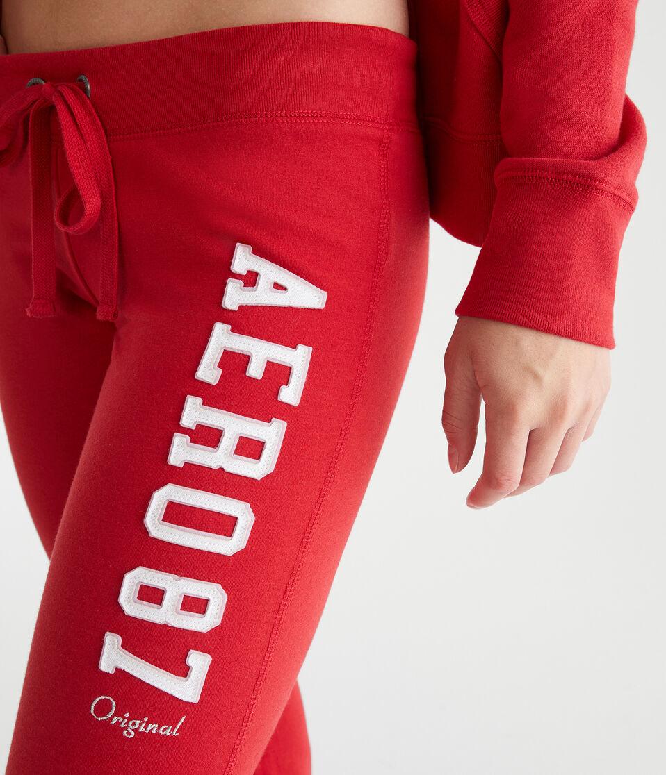 Aéropostale Aero 1987 Fit & Flare Sweatpants Red Cedar