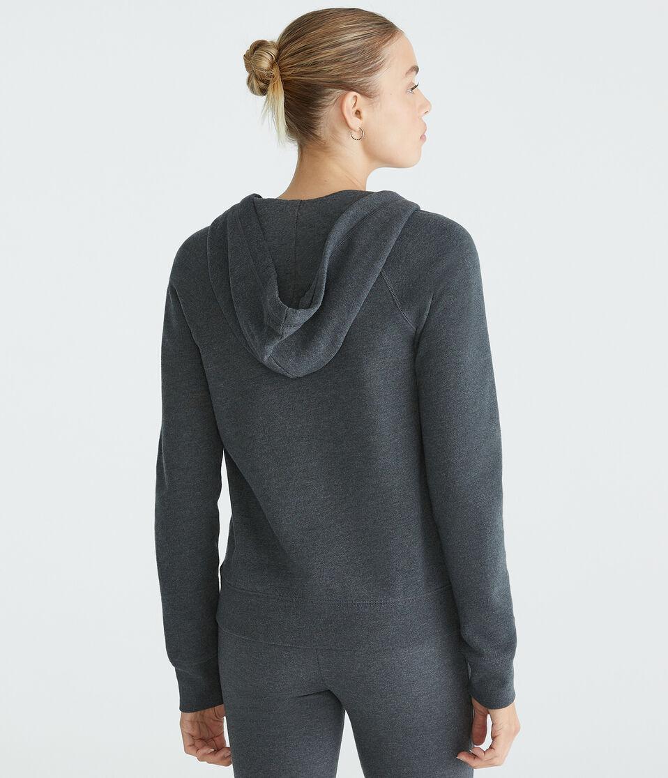 Aéropostale Aero 1987 Full-Zip Hoodie Charcoal Heather Grey